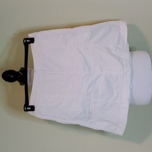 DKNYC White Skirt with Pockets